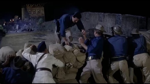 55 Days At Peking (1963) - Night Assault On The Wall Scene