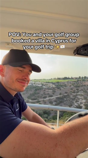Tag the golfers you would love to book this golf trip with 🤝🇨🇾 Staying at Aphrodite Hills Holiday Rentals 📍 5 Nights, 3 Rounds = From £565pp 🏌🏻‍♂️ #golftrip #golftok #golftiktok