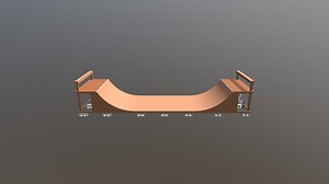 Halfpipe - 3D model by ramai