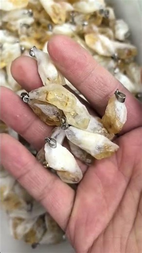 Raw Citrine Pendant | Wholesale Price