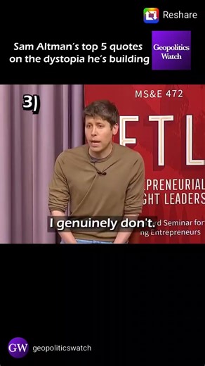 Sam Altman of Open AI | Estabrooks Chris