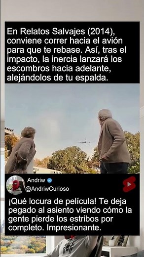 Relatos Salvajes (2014) - Escena choque de avión...