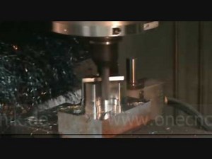 OneCNC High Speed Machining using large depth of cut.