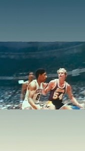 🏀On May 11, 1980 one of the most memorable NBA Finals moments took place when the 76ers’ Julius Erving started out on the right side and drove past Lakers’ forward Mark Landsberger along the baseline. As Dr. J elevated toward the basket, Kareem Abdul-Jabbar came over to block a layup attempt. Erving changed course in mid-air and floated behind the backboard to the other side of the basket then wrapped his right arm behind Kareem and laid in a reverse layup. “Here I was trying to win a champions