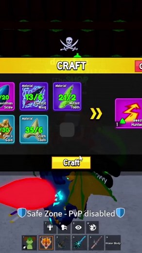 I killed Leviathan and craft beast hunter boat || Blox Fruit Roblox