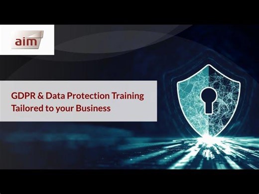 GDPR Data Protection Training Tailored to your Business | Aim Ltd