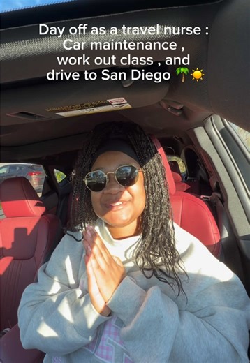 Hi yall!! Sorry been Mia been working a lot and haven’t had time to post! But will post a life update soon 🤍 enjoy this vlog from last week !! Catch up soon 🫶🏽 #sandiego #california #travelnurse #fyp #nursesoftiktok @eos Products @Ajani Sportswear @LUSH