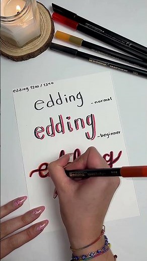 Learn to letter “edding” – from scribble to legend! ✍️✨