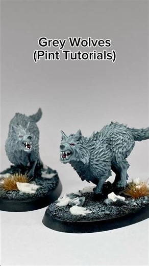 Grey Wolves (Tutorial) #warhammer40k #miniature #painting #tutorial #spacewolves