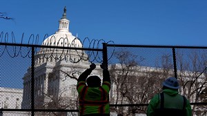 Expecting trouble, DC locks down a week before inauguration