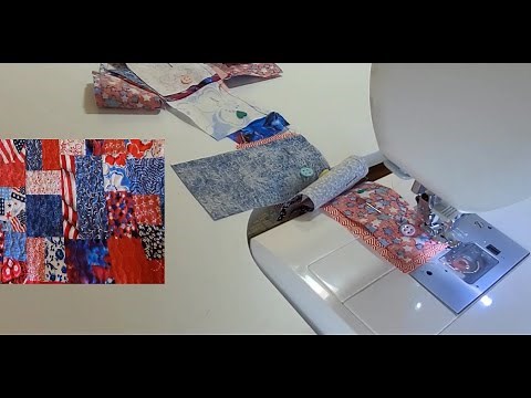 How to sew crumbs (scraps) together
