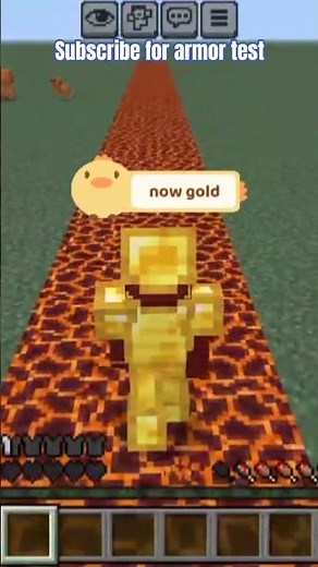 armor test in minecraft of different armor type