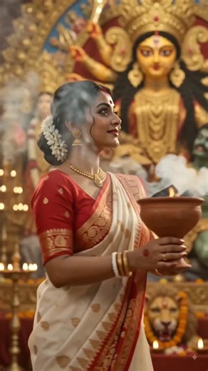 Maa Durga Aarti Dance 🔥 | Dhunuchi Naach 2026 ❤️ | Durga Puja Shorts #shorts