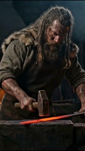 When the Blacksmith drops the beat 🔥 Proto-Germanic Folk #Shorts