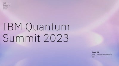2023 Quantum Summit Keynote