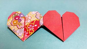 【折り紙】１枚で簡単なダブルハート✨How to make Double Heart#バレンタイン#ハート#心#爱#दिल#하트#折り方#おりがみ#origami#摺紙#종이접기#easy#diy – Origami hana’s channel
