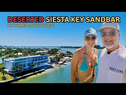 DESERTED Siesta Key Sandbar!