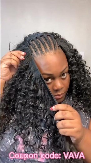 Beyonce Hairstyle Inspo!👌🏾Tutorial Sew-in Curly Bundles + Crochet Method Ft.#ELFINHAIR Review