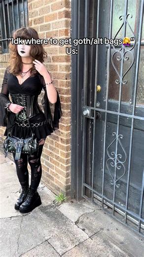 Link in bio!🖤 #goth | goth bags