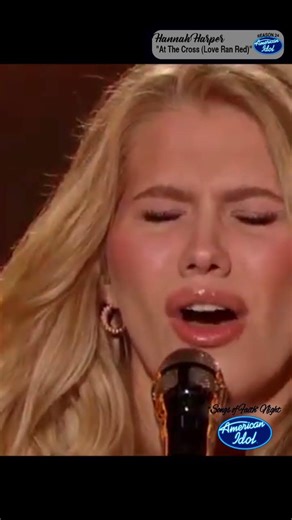Hannah Harper "At The Cross (Love Ran Red)" American Idol "Songs of Faith " Night Season 24