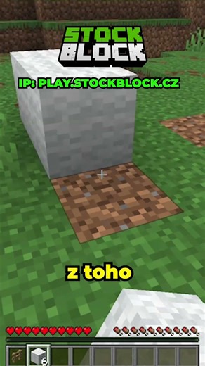 Připoj se na ip: play.stockblock.cz #minecraft #server #economy #rpg #czsk