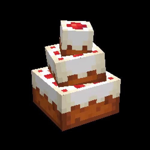 毎日新ブロック追加271日目【巨大ケーキ】 #Minecraft #Blockbench