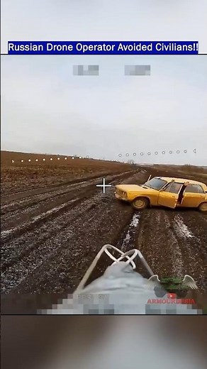 Russian Drone Operator Aborts Strike After Identifying Civilians Near Front Line