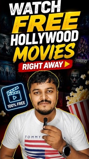 Watch any hollywood movie for free try now🎬📽🎬📽 #shorts #movie #hollywood #vikalpsrolivastava
