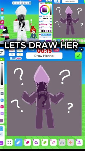 ROBLOX DRAW ME CHALLENGE - PART 1 #roblox #drawing #shorts