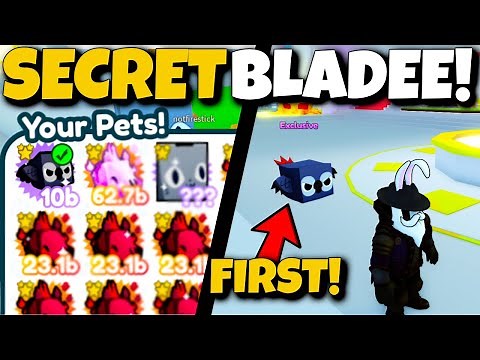 THE FIRST SECRET BLADEE PET & HOW TO GET IT! Pet Simulator X Roblox