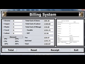 How to Create an Object Oriented Advanced Billing System Project in Java NetBeans Part 3 of 4
