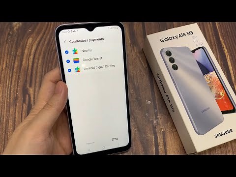 Samsung Galaxy A14 5G: How to Set Contactless Payments to Google Pay/Google Wallet