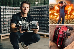 Influencer from Tennessee, who shredded his charred $400,000 Ferrari and destroyed a Mercedes G63 SUV, is now making a killing by selling the debris as souvenirs - Luxurylaunches