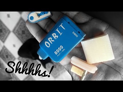 Orbit 8000 Puffs Disposable Vape - How to disassemble and refill (Pano buksan)