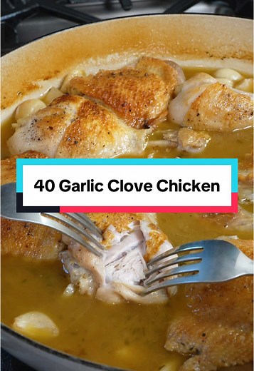 40 Garlic Clove Chicken Recipe | Easy & Delicious