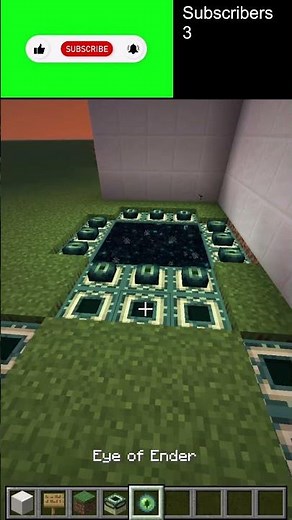 How to Build the End Portal in Minecraft (Creative Mode)