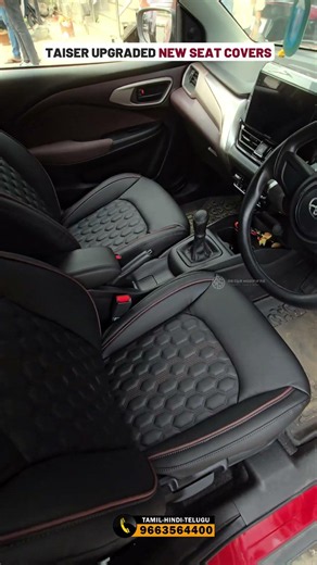 "One seat cover upgrade completely transformed this Taisor interior 😍🔥"