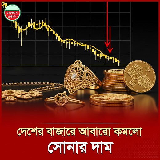 3.1M views · 60K reactions | রেকর্ড ৮ হাজার টাকার পর আবারো কমলো সোনার দাম #GoldPrice #GoldMarket #BangladeshPratidin | Bangladesh Pratidin Business | Facebook