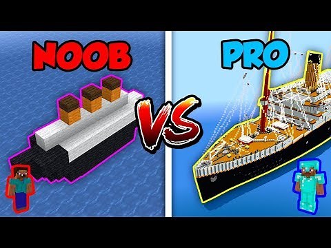 Minecraft NOOB vs. PRO: TITANIC in Minecraft!