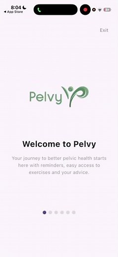 Download and log in to Pelvy in less than 60 seconds