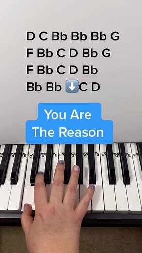 Calum Scott You Are The Reason Piano Tutorial
