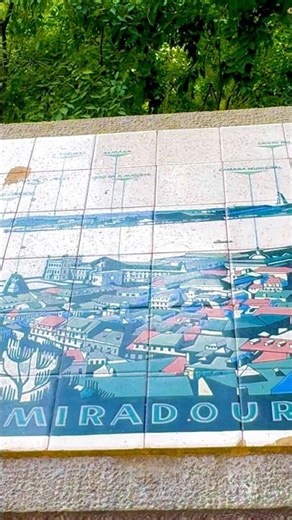 Miradouro (viewpoint) in the Castelo de São Jorge, Lisbon, Portugal 🇵🇹 2025