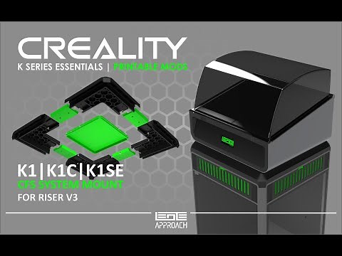CREALITY K1 | K1C | K1SE - CFS SYSTEM MOUNT | FOR RISER V3 by LEOTE
