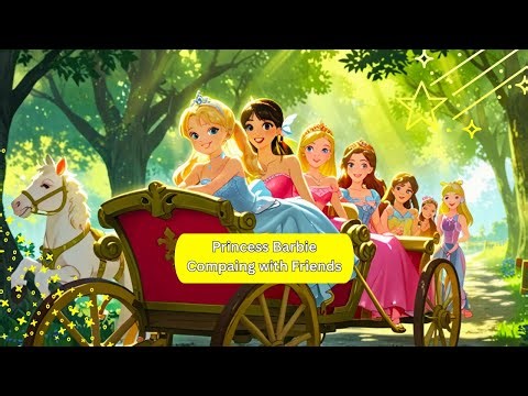 Princess Barbie Compaing with Friends | Hindi Fairy Tales for Kids | Magical Bedtime Stories