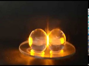 Plasma from grapes in microwave oven