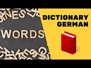 Word | Dictionary ⭐⭐⭐⭐⭐ Learn German