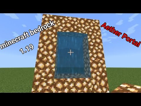 How To Make A Aether Portal Minecraft 1.19 | Survival