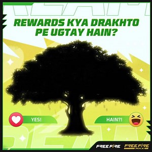 2.3K views · 366 reactions | Kabhi socha hai, kitna acha hota ke rewards drakhto per ugtay? 朗 Nahi? Tou rahain stay tuned aur khod pata lugain! | Garena Free Fire | Facebook