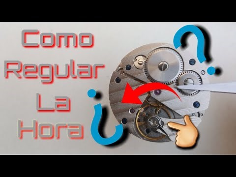 How to regulate the running time of a clock that is slow or fast. [EASY]