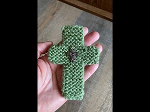 Loom Knit Cross Keepsake (How To Video)